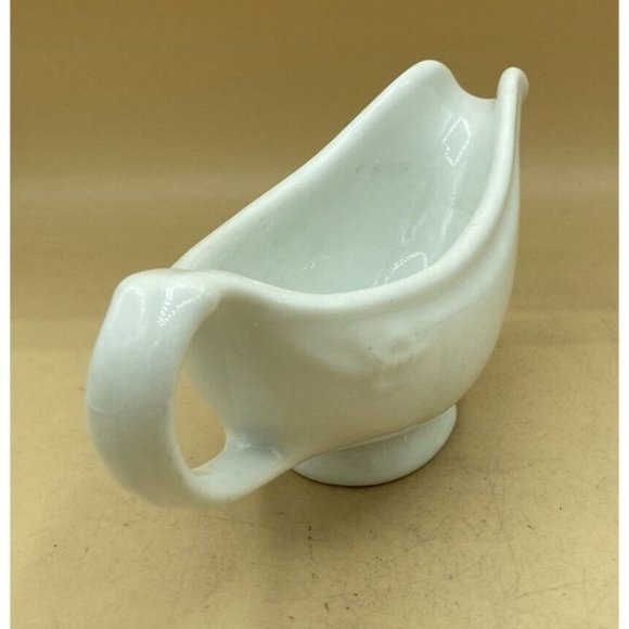 USQMC Shenango China World War 2 Mess Hall Gravy Boat WWII White 1940’s - Picture 11 of 12